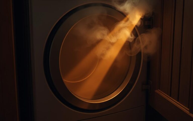 burning smell in dryer