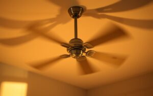ceiling fan wobbling