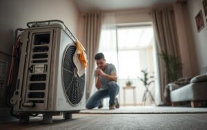 cleaning split AC at home