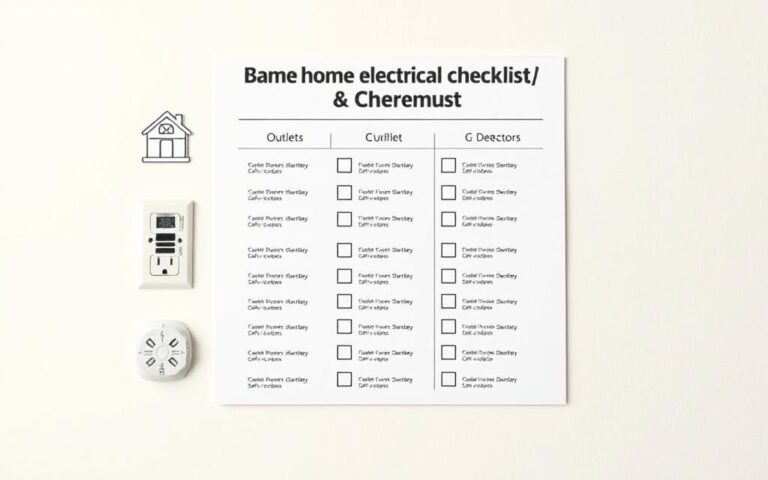 home electrical safety checklist