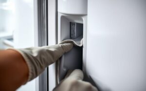 how to replace fridge door gasket