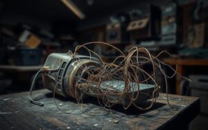 old appliance brittle wires