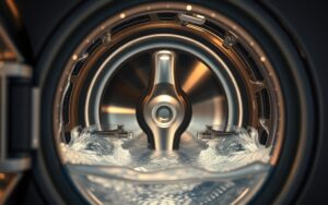 washer filling and draining itself