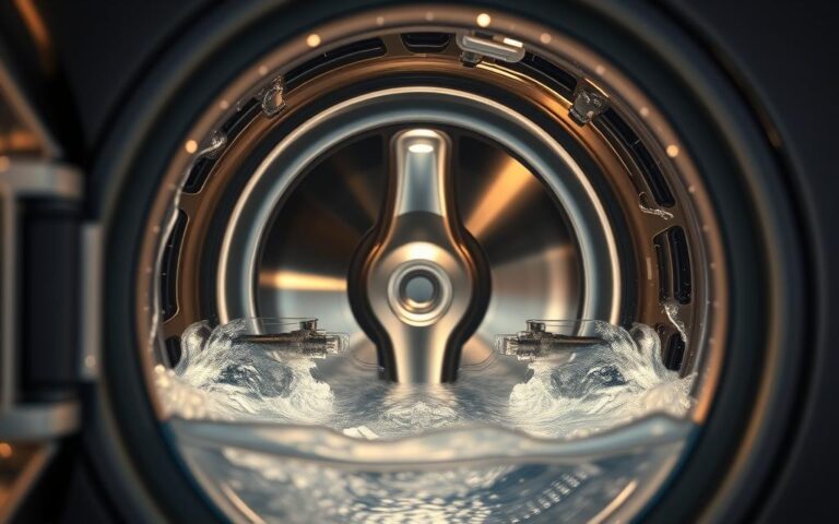 washer filling and draining itself