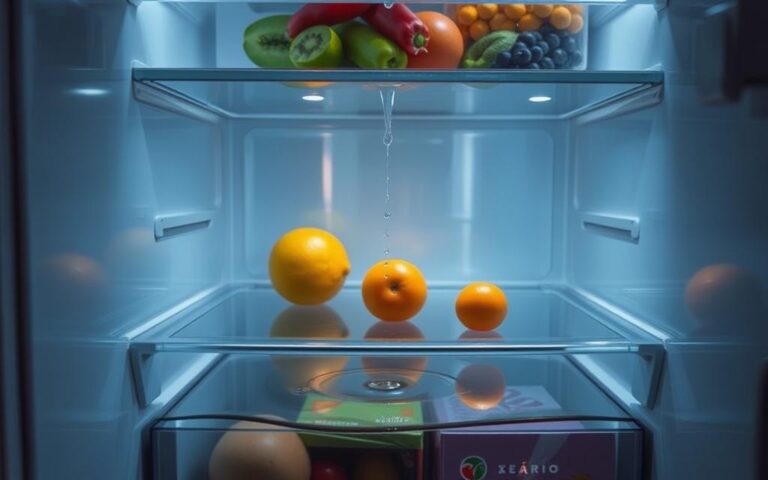 water leaking inside fridge