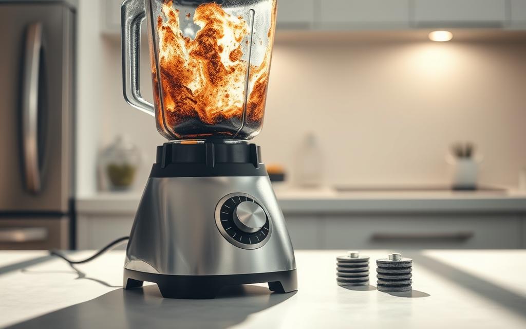 blender emitting burnt smell