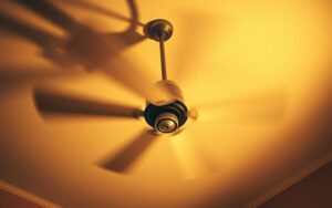 ceiling fan wobbling