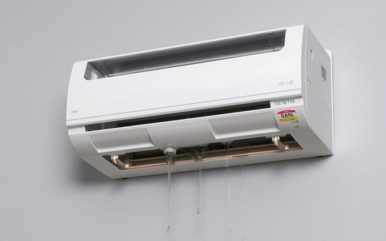 split AC indoor unit leaking water