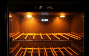 wine cooler not cooling properly