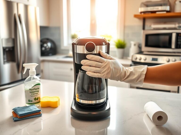 Cleaning kitchen appliances safely