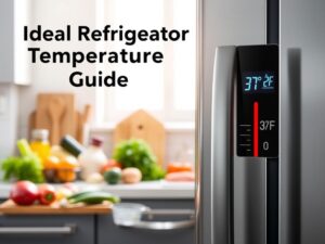 Ideal refrigerator temperature