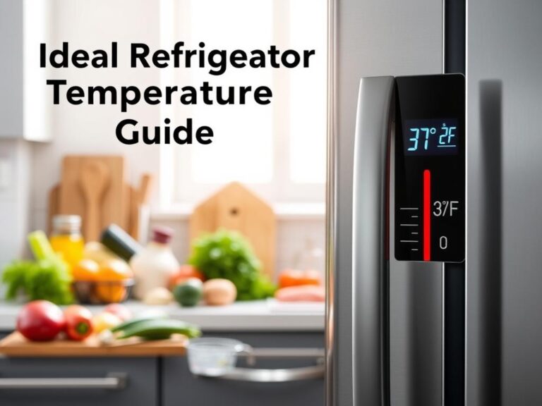 Ideal refrigerator temperature