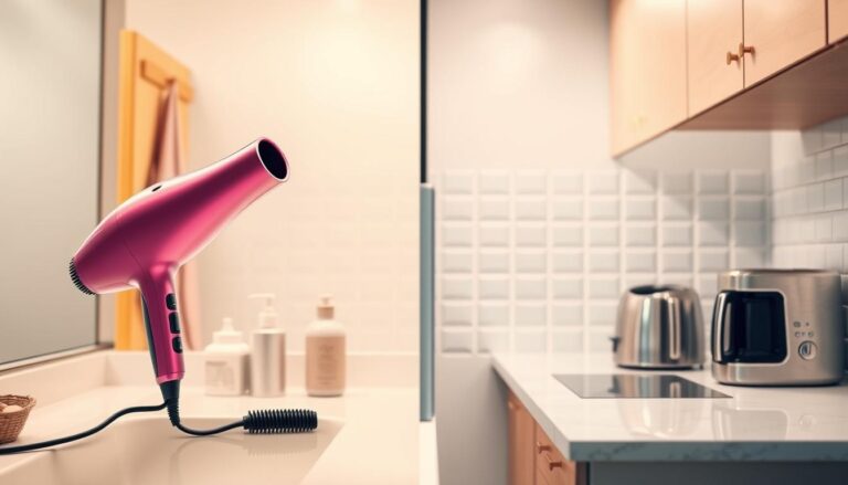 Bathroom vs. Kitchen Appliances